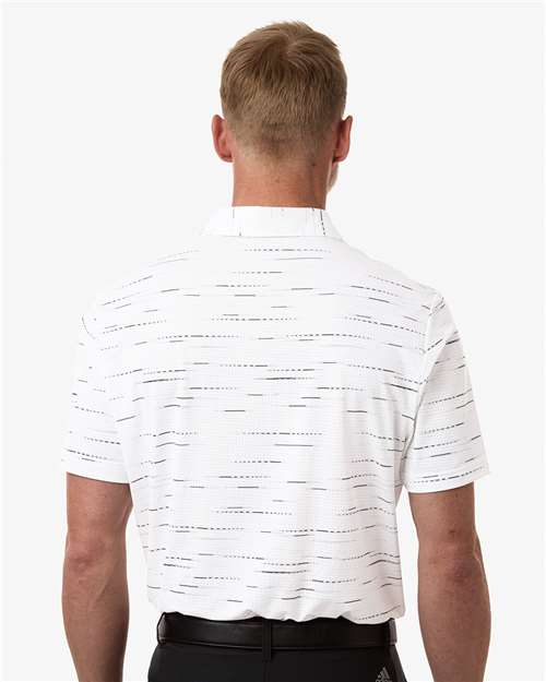 Adidas Men's Ultimate365 Mesh Glimmer Print Polo - Image 7