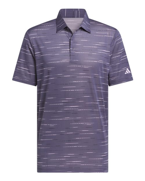 Adidas Men's Ultimate365 Mesh Glimmer Print Polo - Image 8