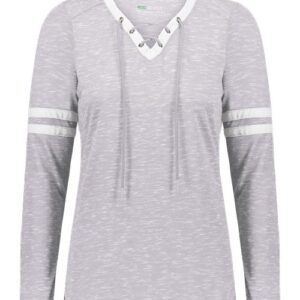Holloway Women's Eco Revive™ Monterey Long Sleeve V-Neck T-Shirt