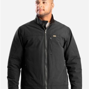 Berne Apparel J387 - Men's Highland Quilt-Lined Micro-Duck Jacket