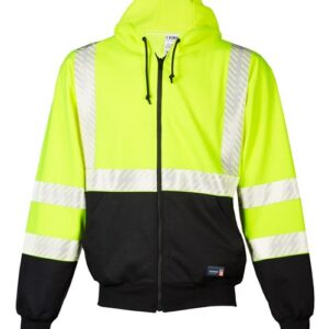 Kishigo Unisex FR Full-Zip Hooded Sweatshirt