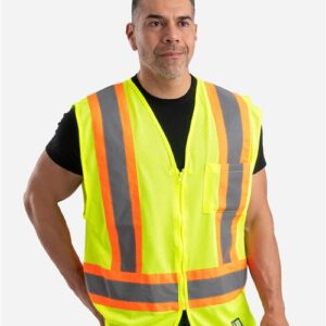 Berne Apparel HVV046 - Men's Hi-Vis Class 2 Multi-Color Vest