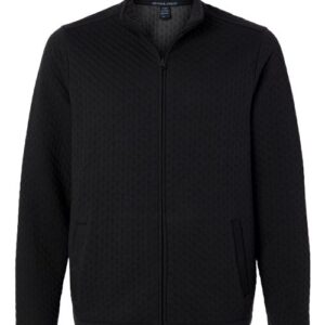 Devon & Jones Men's Berkley Textured Full-Zip Jacket