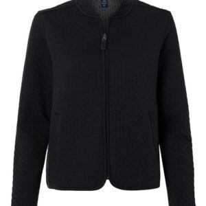 Devon & Jones Women's Berkeley Textured Full-Zip Jacket