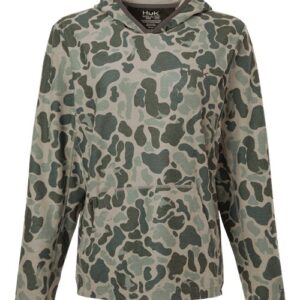 HUK Women's Coldfront+ KC Print Hooded Sweatshirt