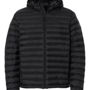 Weatherproof Men's Lightweight Poly-filled Hooded Puffer Jacket