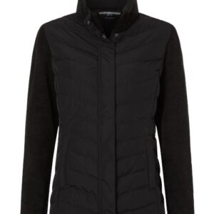 Weatherproof Women's Mixed Media Chevron Jacket