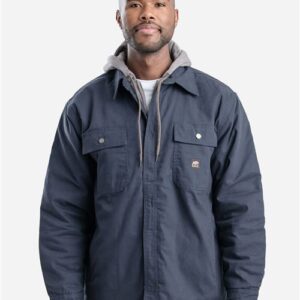Berne Apparel SH68 - Men's Throttle Hooded Shirt Jacket