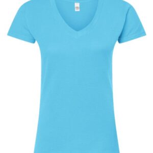 Tultex Women's Fine Jersey V-Neck T-Shirt