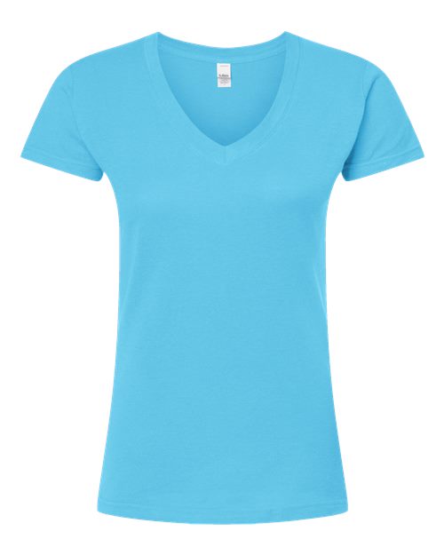 Tultex Women's Fine Jersey V-Neck T-Shirt