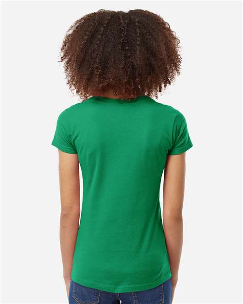 Tultex Women's Fine Jersey V-Neck T-Shirt - Image 37