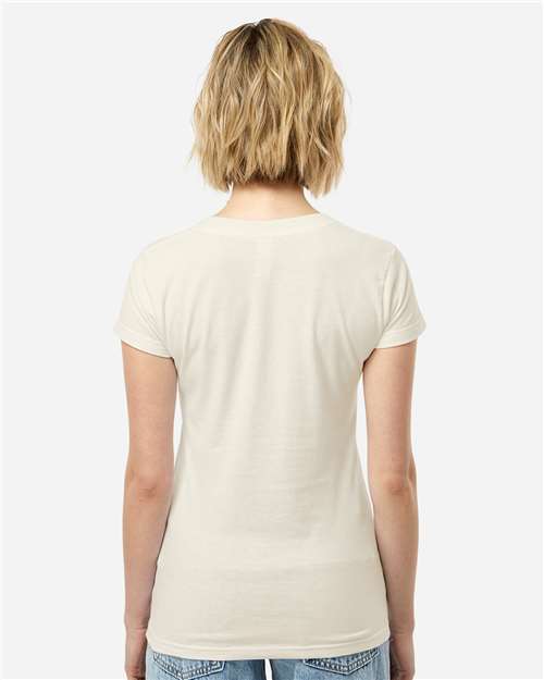 Tultex Women's Fine Jersey V-Neck T-Shirt - Image 43