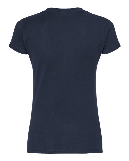 Tultex Women's Fine Jersey V-Neck T-Shirt - Image 45