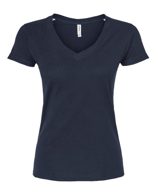 Tultex Women's Fine Jersey V-Neck T-Shirt - Image 44