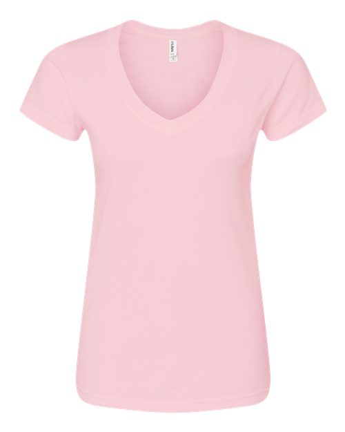 Tultex Women's Fine Jersey V-Neck T-Shirt - Image 50