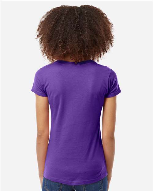 Tultex Women's Fine Jersey V-Neck T-Shirt - Image 61