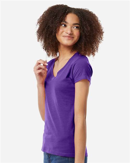 Tultex Women's Fine Jersey V-Neck T-Shirt - Image 60