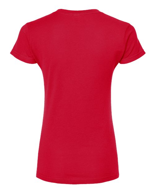 Tultex Women's Fine Jersey V-Neck T-Shirt - Image 63