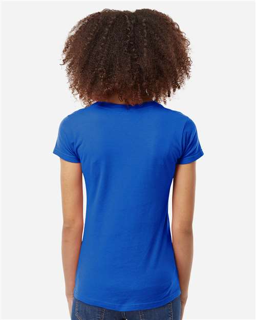 Tultex Women's Fine Jersey V-Neck T-Shirt - Image 73