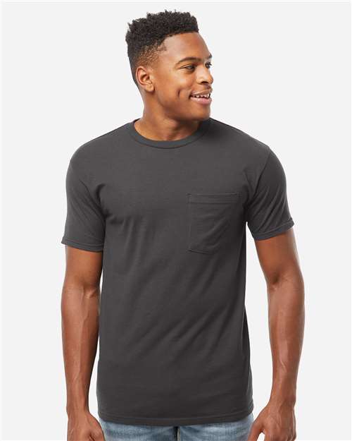 Tultex Unisex Heavyweight Jersey Pocket T-Shirt - Image 11