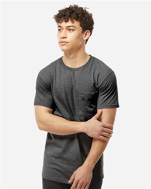 Tultex Unisex Heavyweight Jersey Pocket T-Shirt - Image 17