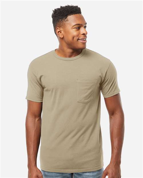 Tultex Unisex Heavyweight Jersey Pocket T-Shirt - Image 65