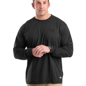 Berne Apparel BSM39T - Men's Tall Performance Long Sleeve Pocket T-Shirt