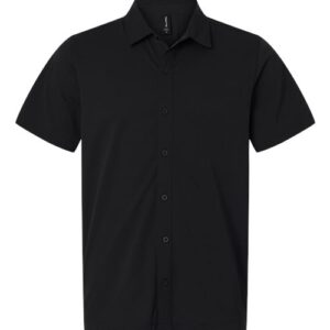 AllPro Men's Pro-Flex Sorona® Button Down Short Sleeve Shirt