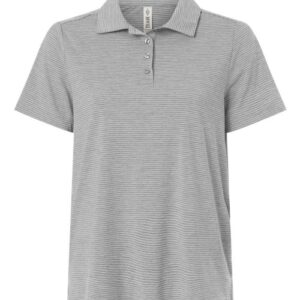 Team 365 Women's Relay Heathered Stripe Polo