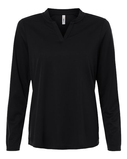 CORE365 Women's Nova Performance Long Sleeve Pique Polo