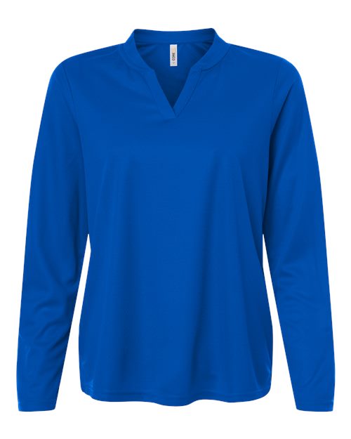 CORE365 Women's Nova Performance Long Sleeve Pique Polo - Image 6