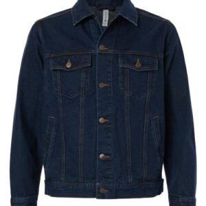 Harriton Unisex Cooper Denim Jacket