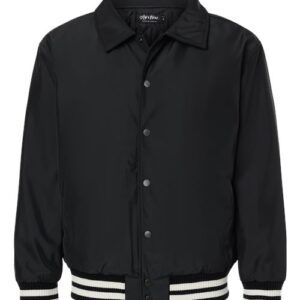 Shaka Wear Unisex Collared Varsity Jacket