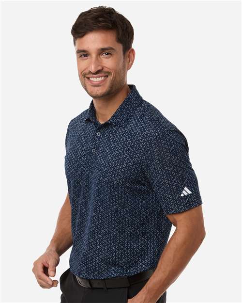 Adidas Men's Ultimate365 Mesh Tango Print Climacool Polo - Image 12