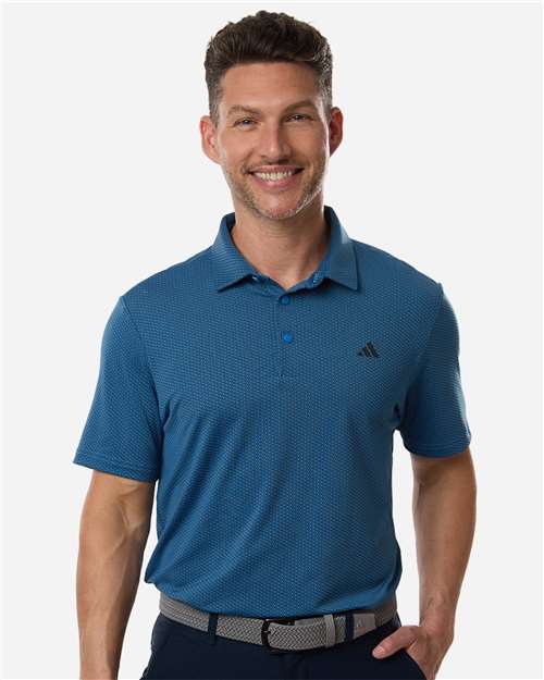 Adidas Men's Performance Textured Polo - Image 11