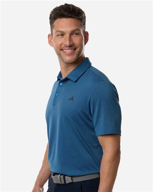 Adidas Men's Performance Textured Polo - Image 12