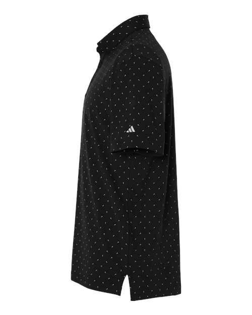 Adidas Men's Ultimate365 Micro Print Polo - Image 4