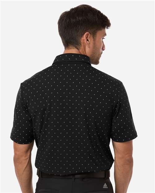 Adidas Men's Ultimate365 Micro Print Polo - Image 7