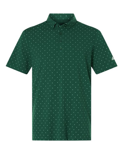 Adidas Men's Ultimate365 Micro Print Polo - Image 8