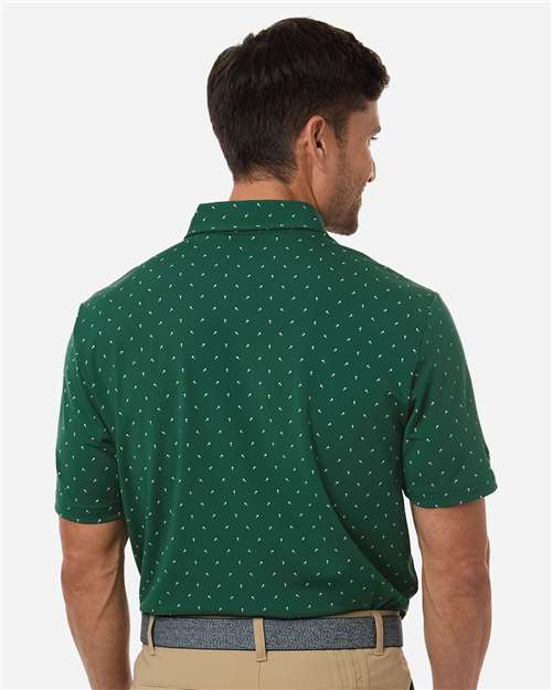 Adidas Men's Ultimate365 Micro Print Polo - Image 13