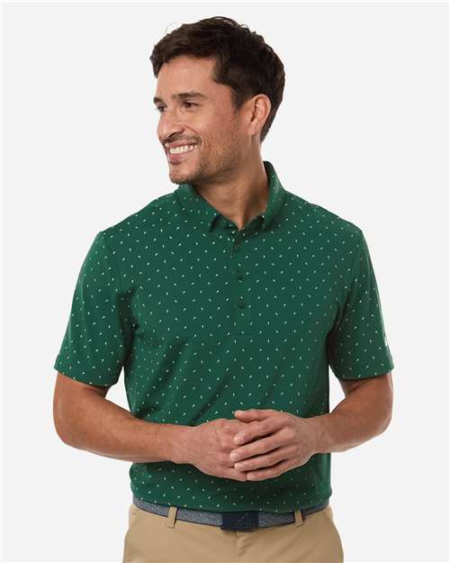 Adidas Men's Ultimate365 Micro Print Polo - Image 11