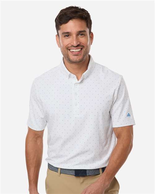 Adidas Men's Ultimate365 Micro Print Polo - Image 23