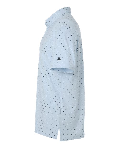 Adidas Men's Ultimate365 Micro Print Polo - Image 16