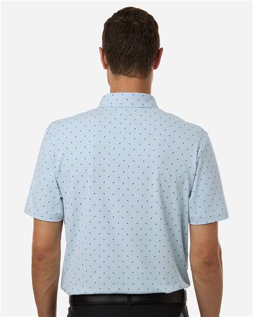 Adidas Men's Ultimate365 Micro Print Polo - Image 19