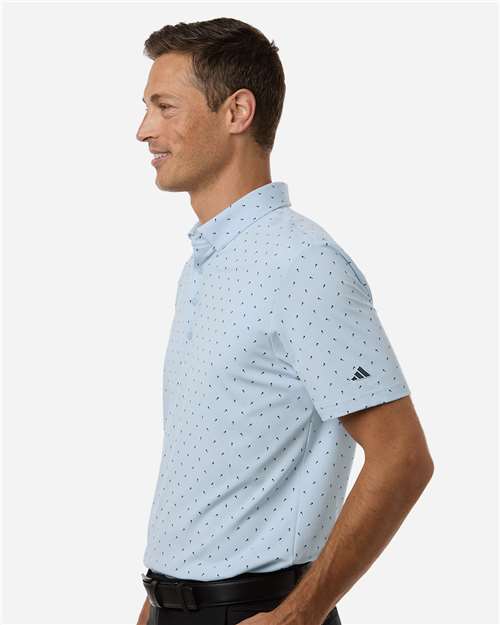 Adidas Men's Ultimate365 Micro Print Polo - Image 18