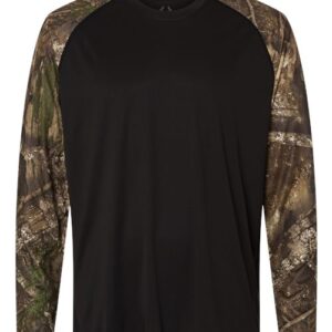 RealTree Unisex Realtree® Performance Colorblocked Long Sleeve T-Shirt