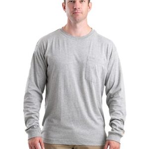 Berne Apparel BSM40T - Men's Tall Performance Long Sleeve Pocket T-Shirt