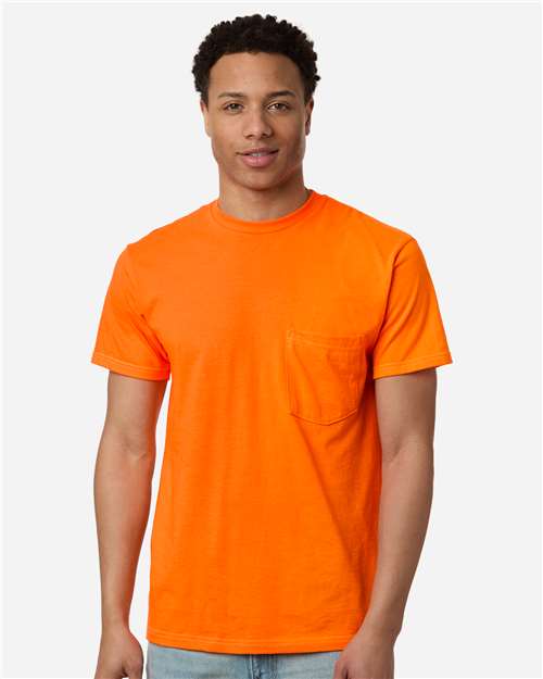 Tultex Unisex Heavyweight Jersey Pocket T-Shirt - Image 59