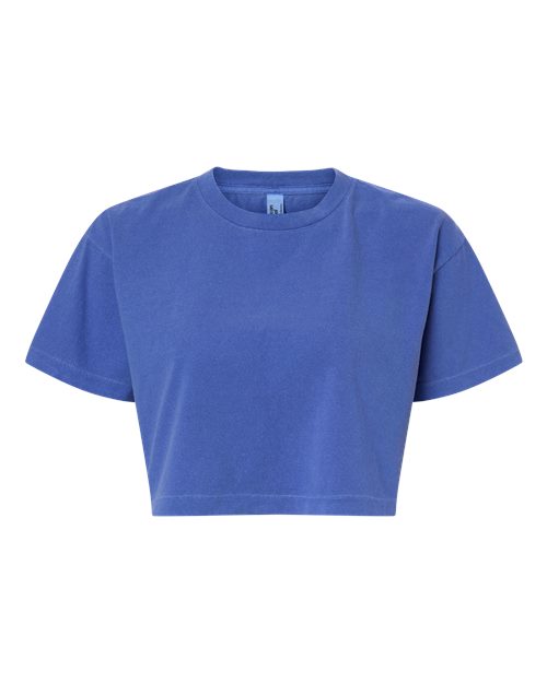 American Apparel Women's Garment-Dyed Heavyweight Cropped Tee - Image 4