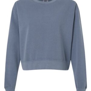 Comfort Colors Women's Garment-Dyed Mid-Length Crewneck Sweatshirt